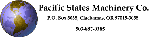 Pacific States Machinery Co: Milling Machines - All Types inventory