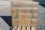 Miscellaneous: Set of Orange Fabricated Angle Plates, Click to view larger photo...