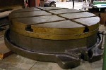 Tables - All Types: 18 Brown & Sharp Rotary Table, Click to view larger photo...