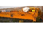 25 Ton x 35' Gaffey Double Girder, Top Running Bridge Crane, Click to view larger photo...