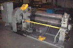 4' X 3/8 Hendley-Beloit Initial Plate Roll Model: 8C, Click to view larger photo...